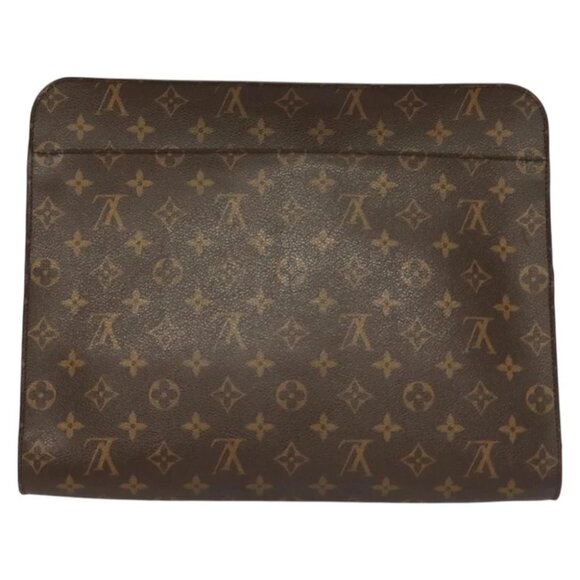 LOUIS VUITTON Monogram Portfolio Clutch Bag M40301 LV Auth - Picture 1 of 15